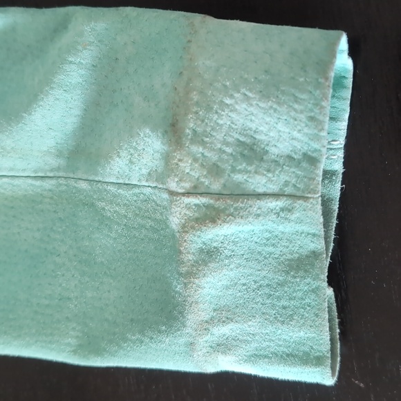 Wilson Genuine Leather Jacket Mint Green color Size S with pockets - Picture 7 of 11